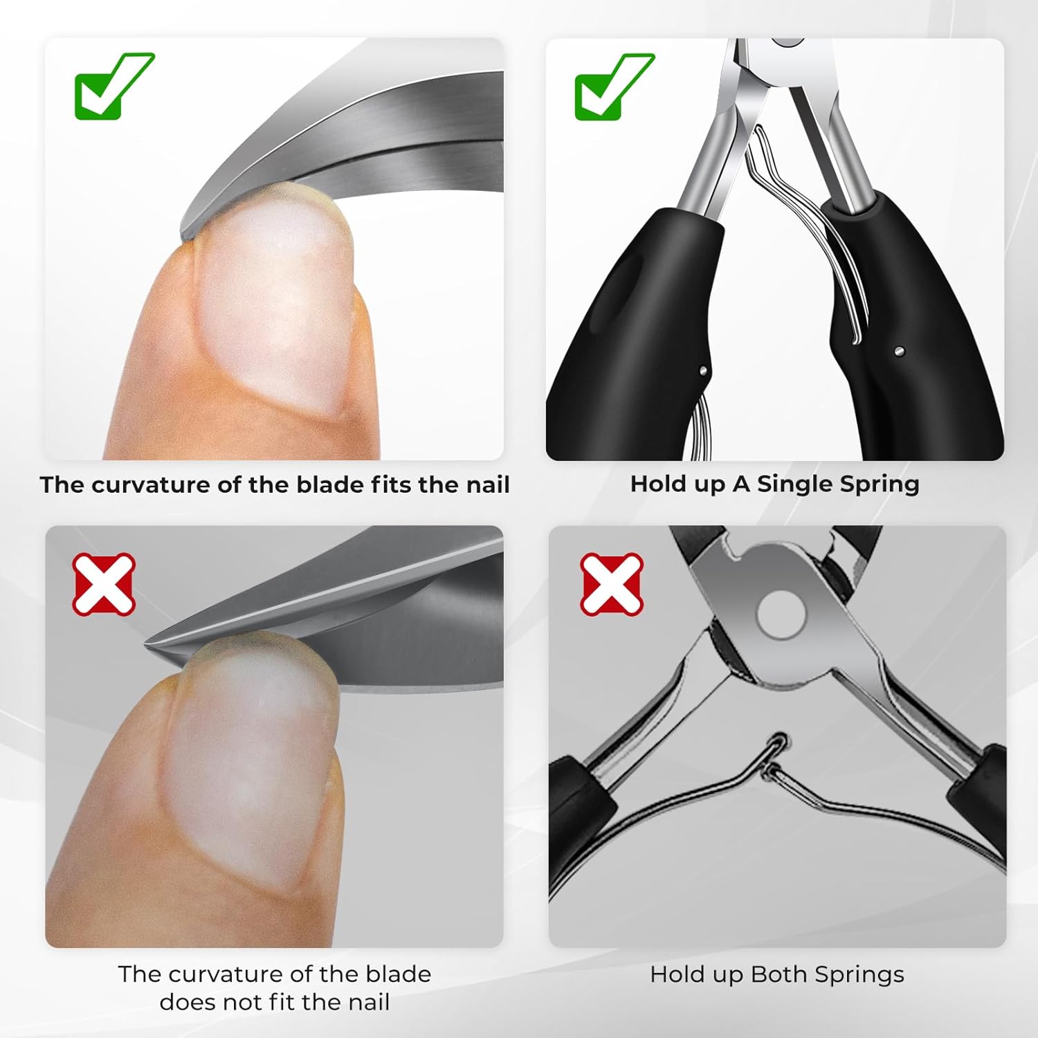 Toenail Clippers for Seniors Thick Toenails, Stocking Stuffers 2025 Christmas Gifts for Men Women Adults, Ingrown Toe Nail Clippers Heavy Duty Angled Large Nail Clippers Upgraded Slanted Nail Cutter